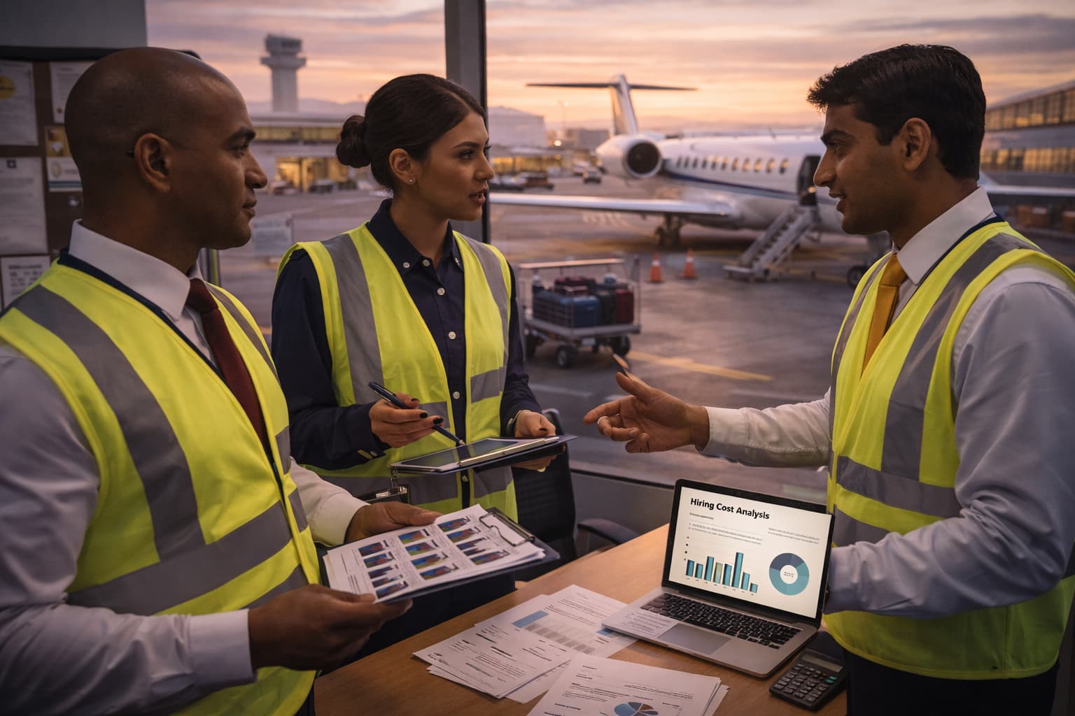 Reducing Hiring Costs for an Aviation Services Company