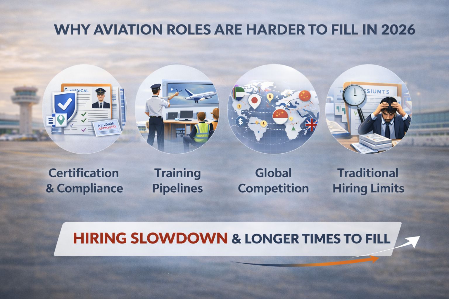 Aviation Time-to-Hire Crisis: Why Critical Roles Take Longer to Fill in 2026
