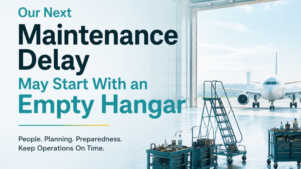 Our Next Maintenance Delay May Start With an Empty Hangar