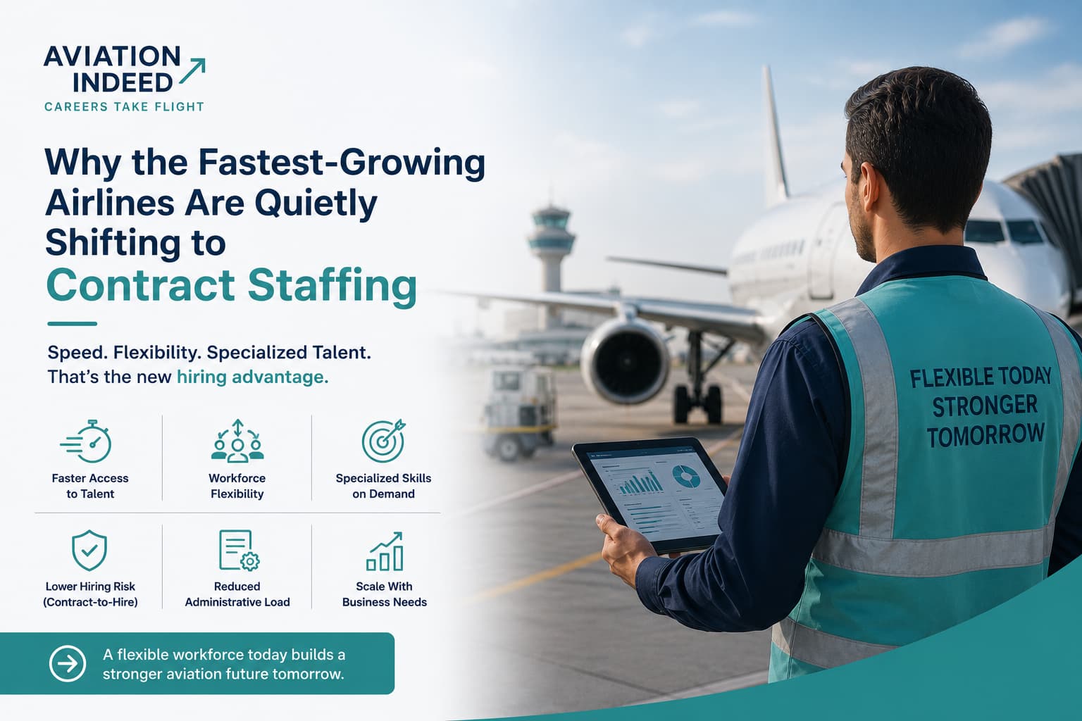 Why Fast-Growing Airlines Are Quietly Shifting to Contract Staffing - Aviation recruitment insights